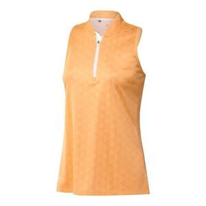 Adidas Golf NWT Women's Heat Ready Racerback Polo Sleeveless Tank‎ Acid Orange M